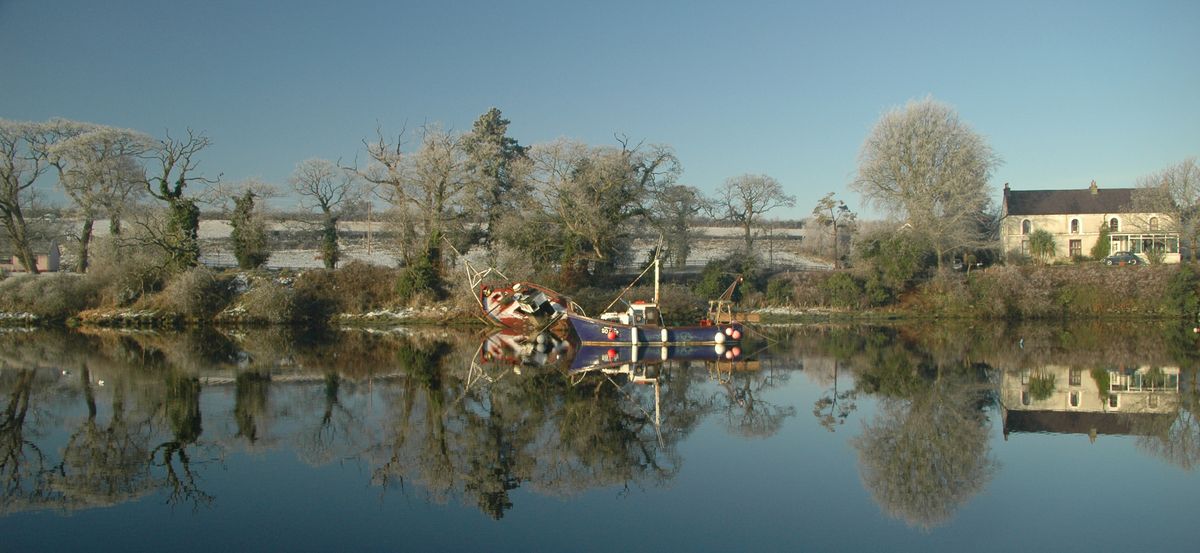 Cold frosty river Lennon