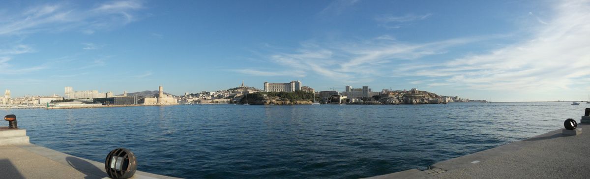 Marseille vue de la Digue du Large