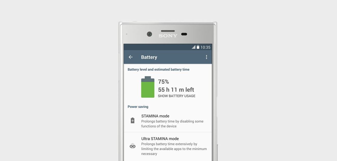 Xperia durata batteria con Stamina