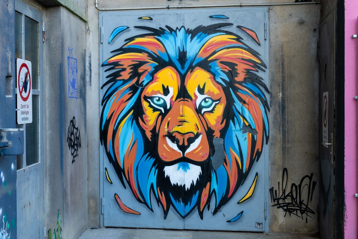 Bühne für Graffitkünstler