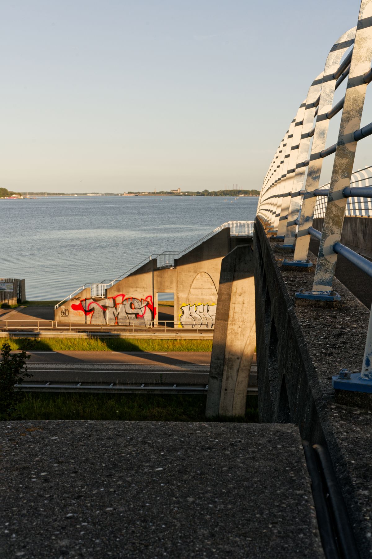 Sturmsichere Fußgängerbrücke, Zeeland, NL