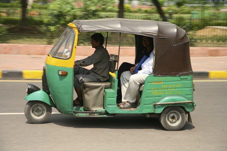 Tuktuk, Connaught Circle, New Dehli